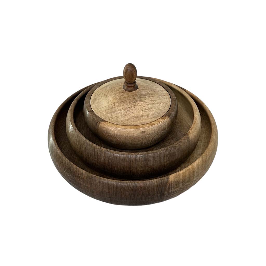 سرویس پذیرایی چوب گردو خمره ای