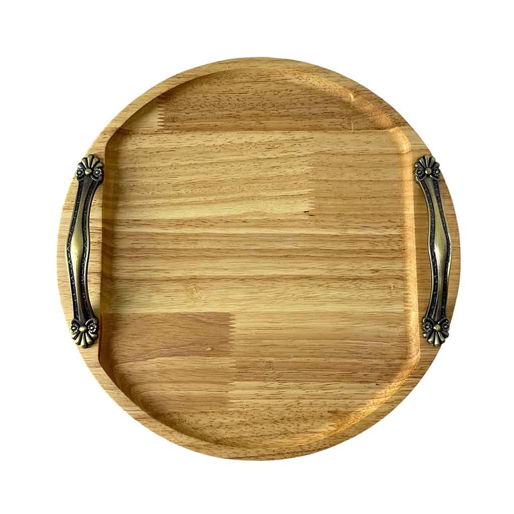 سینی چوبی گرد