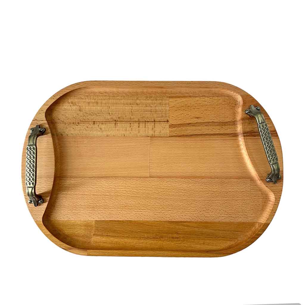 سینی چوبی سرو و پذیرایی