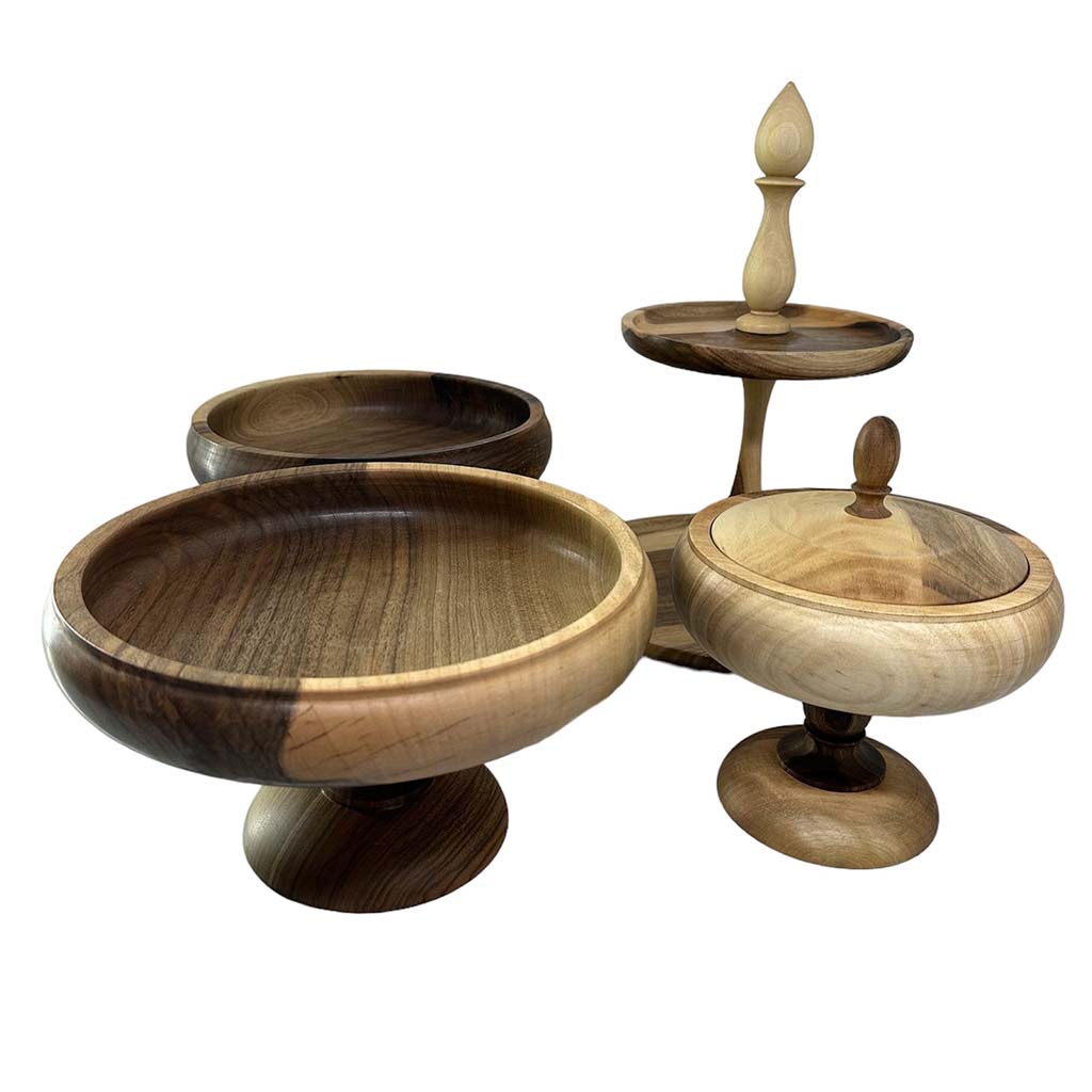 سرویس پذیرایی چوب گردو مدل درنا