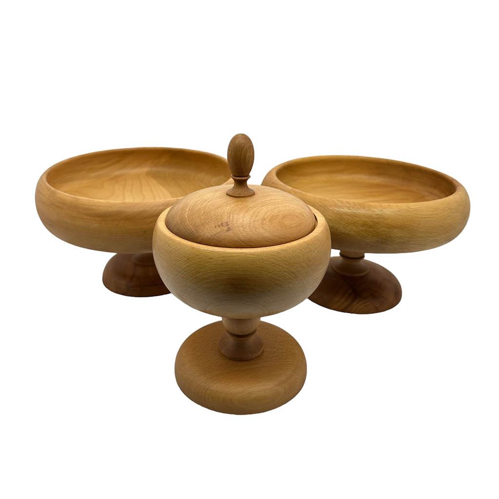 سرویس پذیرایی چوبی طرح ترنج