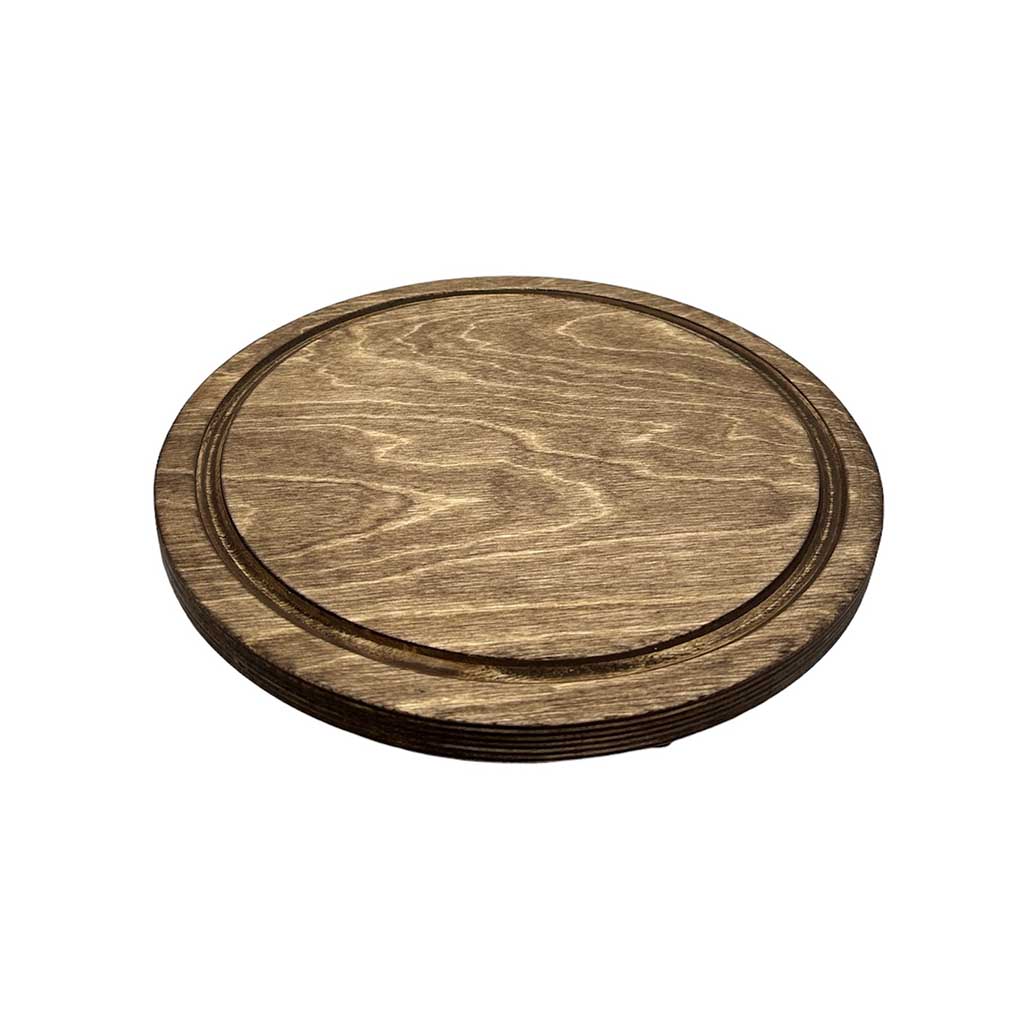 رایزر چوبی پایه خراطی گرد