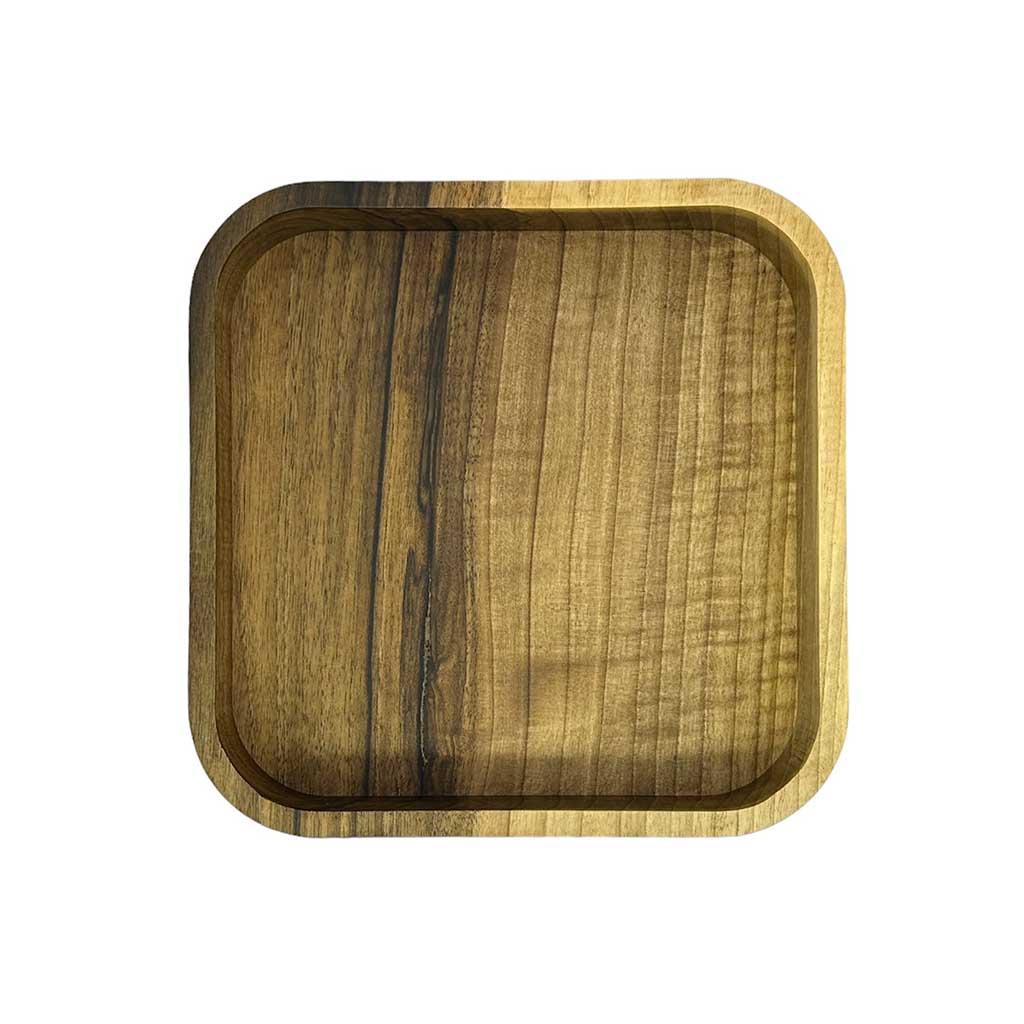 میوه خوری چوبی گردو مربع