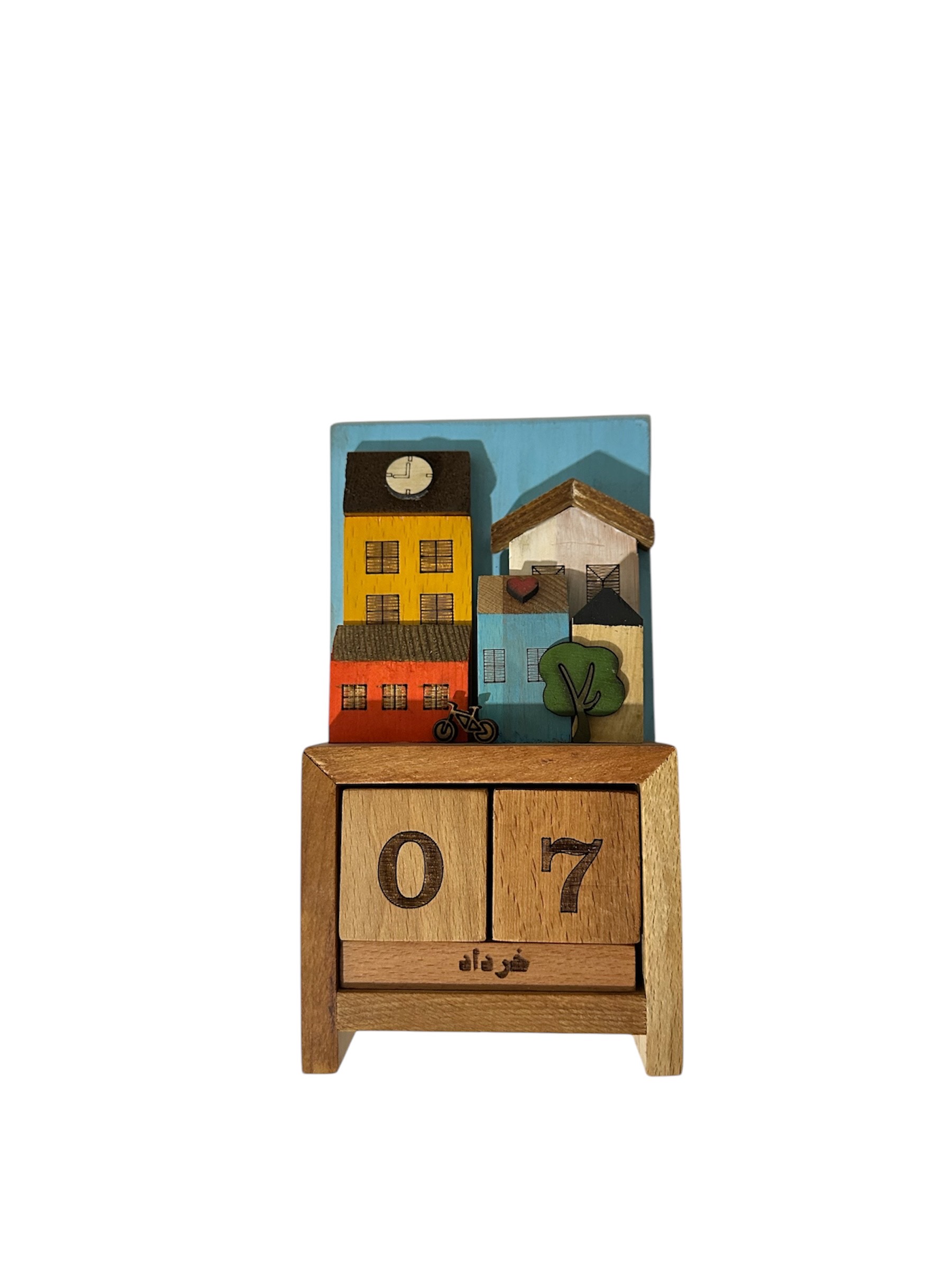تقویم چوبی دهکده طرح شهر
