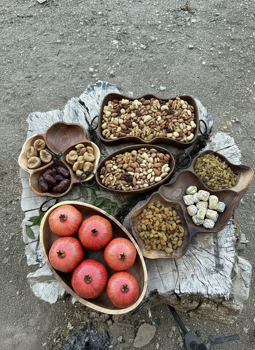 ظروف چوبین شب‌نشینی